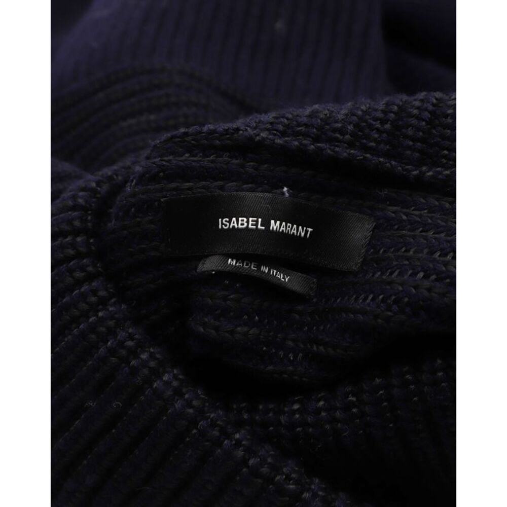 Isabel Marant Stretch Sweater in Navy Blue Wool